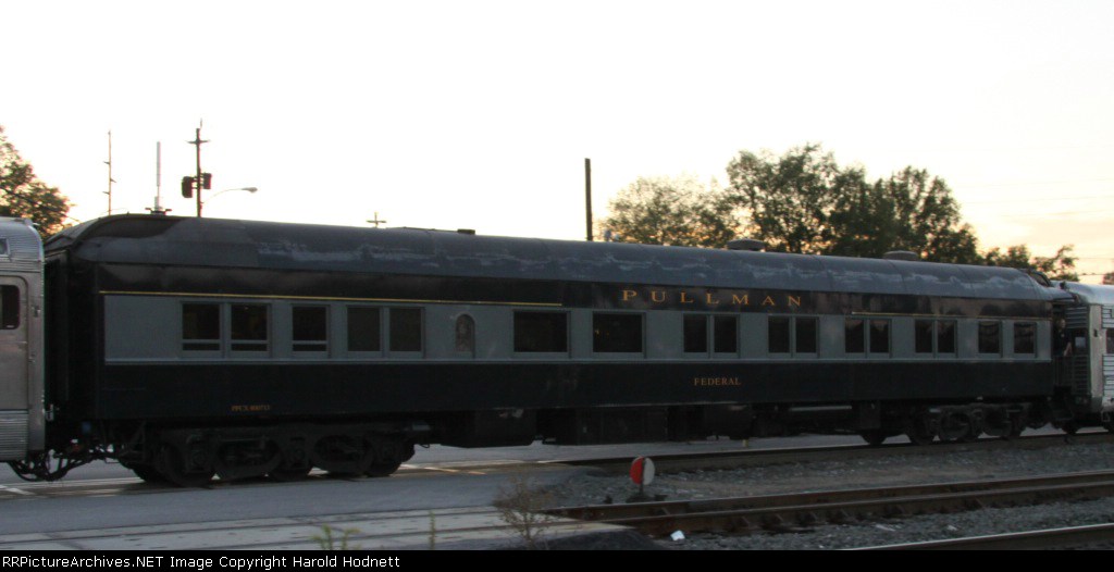 Private passenger car on AAPRCO special train 956